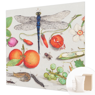 Vlies fotobehang op maat Natuurillustratie