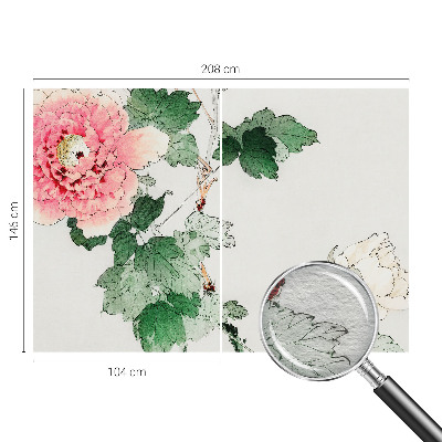 Fotobehang Subtiele bloemen