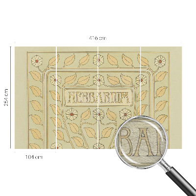 Muur behang Plantenornament