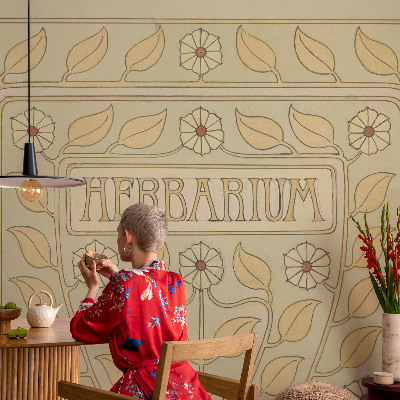 Muur behang Plantenornament