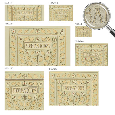 Muur behang Plantenornament