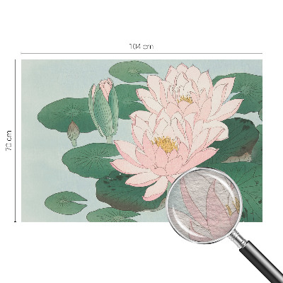 Foto behang op maat met motief van waterlotus