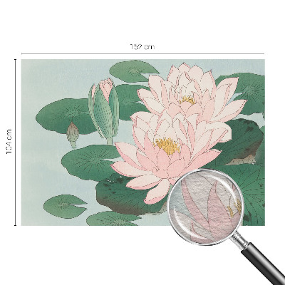 Foto behang op maat met motief van waterlotus