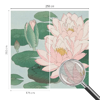 Foto behang op maat met motief van waterlotus
