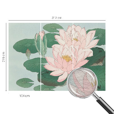 Foto behang op maat met motief van waterlotus