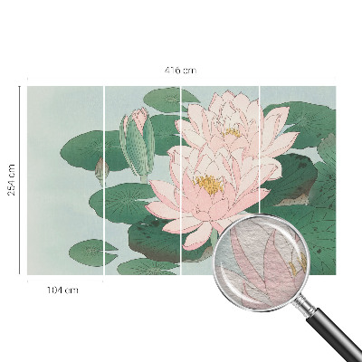 Foto behang op maat met motief van waterlotus
