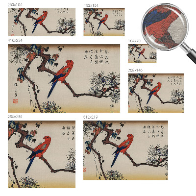 Fotobehang woonkamer Een vogel op een tak