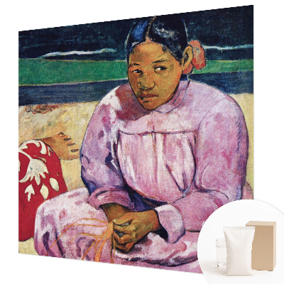 Fotobehang voor de slaapkamer met een strandscène