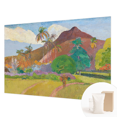 Fotobehang voor de woonkamer met een exotische natuurscène