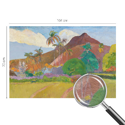 Fotobehang voor de woonkamer met een exotische natuurscène