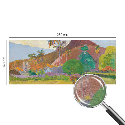 Fotobehang voor de woonkamer met een exotische natuurscène
