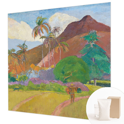 Fotobehang voor de woonkamer met een exotische natuurscène