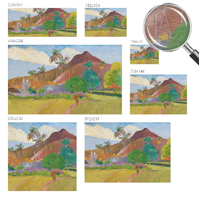 Fotobehang voor de woonkamer Exotische natuur