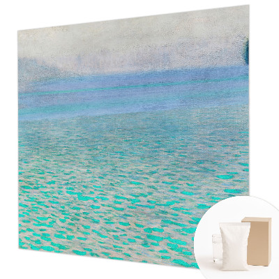 Premium fotobehang met een patroon van turkoois water