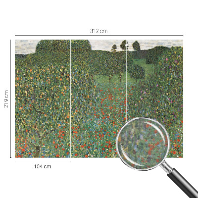 Kwalitatief fotobehang Bloemenweide