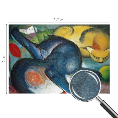 Uniek fotobehang Kattenkunst