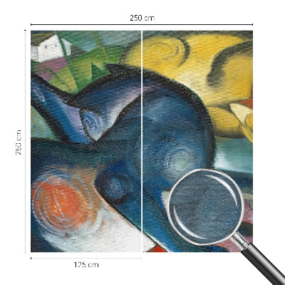 Uniek fotobehang Kattenkunst