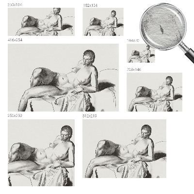 Vliesbehang fotobehang Artistiek naakt