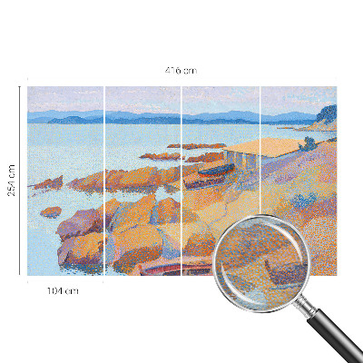 Fotobehang vliesbehang Uitzicht op zee