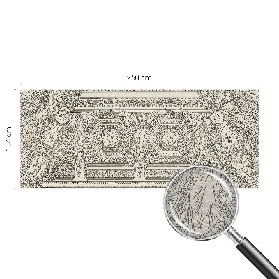 Fotobehang vlies met klassiek ornament