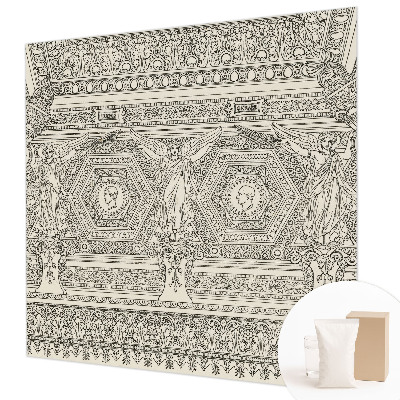 Fotobehang vlies met klassiek ornament