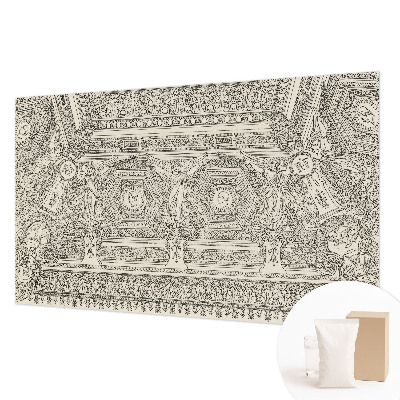 Fotobehang vlies met klassiek ornament