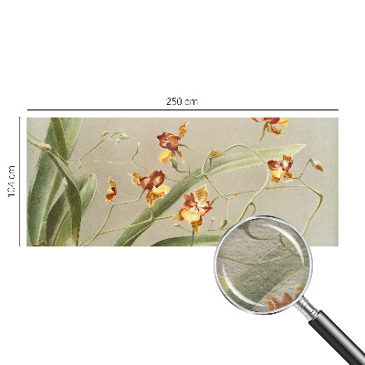 Vlies fotobehang op maat met een klassiek orchideeënmotief