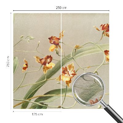 Vlies fotobehang op maat met een klassiek orchideeënmotief