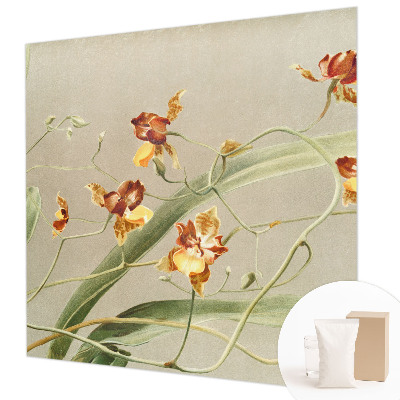 Vlies fotobehang op maat met een klassiek orchideeënmotief