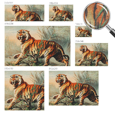 Fotobehang Tijger natuur