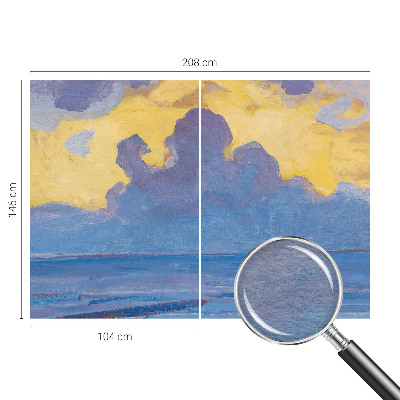 Foto behang op maat Wolkenlandschap