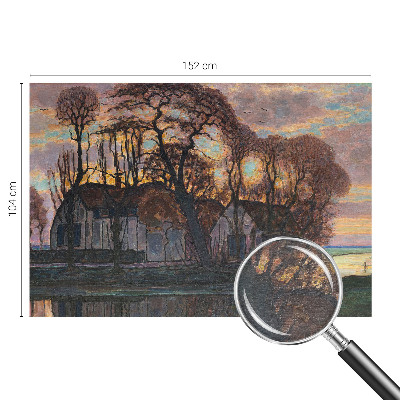 Fotobehang op maat Avondlandschap