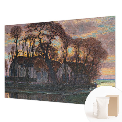 Fotobehang op maat Avondlandschap