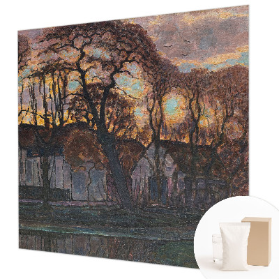 Fotobehang op maat Avondlandschap