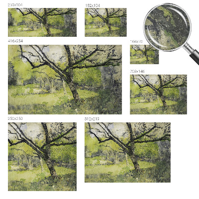 Fotobehang naadloos Lentepark