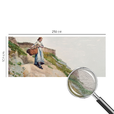 Fotobehang slaapkamer Vrouwelijk landschap