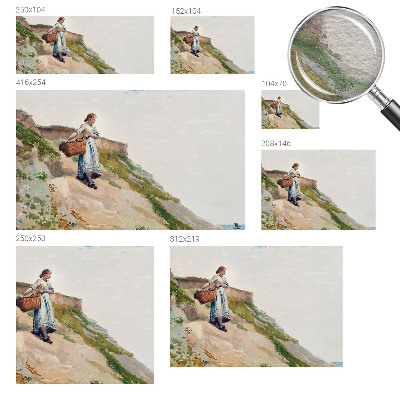 Fotobehang slaapkamer Vrouwelijk landschap
