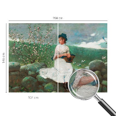 Fotobehang voor slaapkamer Bloemrijke vrede