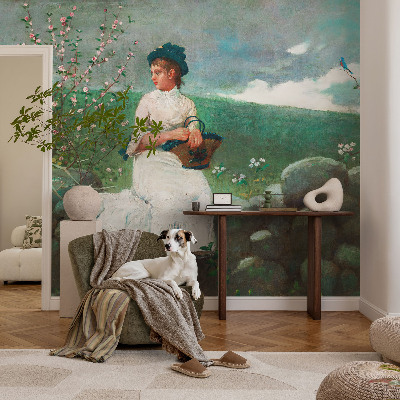 Fotobehang voor slaapkamer Bloemrijke vrede