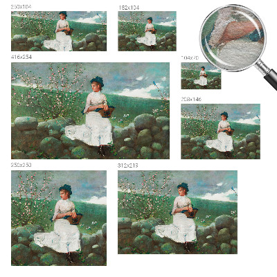 Fotobehang voor slaapkamer Bloemrijke vrede