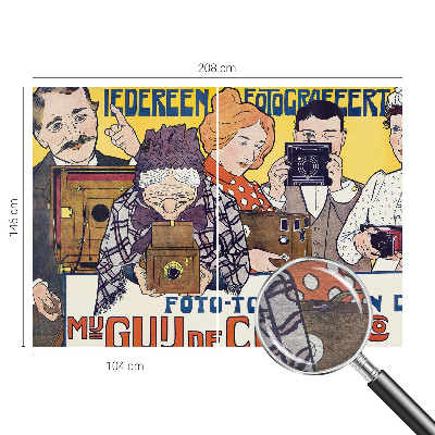 Fotobehang voor de slaapkamer Passie voor fotografie