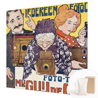 Fotobehang voor de slaapkamer met als thema passie voor fotografie