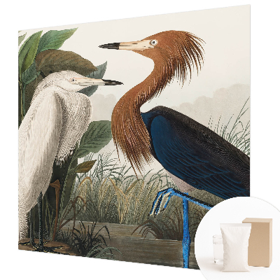 Premium fotobehang Vogels in planten