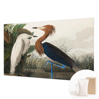 Premium fotobehang Vogels in planten