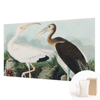 Luxe fotobehang met een vogelpaar als motief