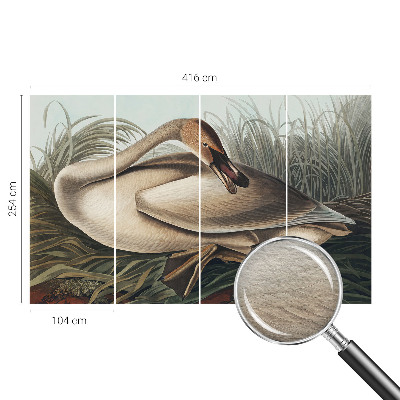 Kwalitatief fotobehang met een natuurlijke vogelafbeelding