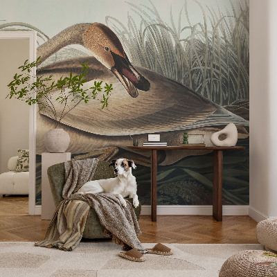 Kwalitatief fotobehang met een natuurlijke vogelafbeelding