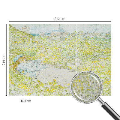 Naadloos fotobehang Lente ontspanning