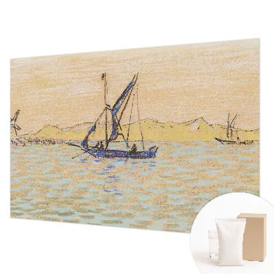 Fotobehang woonkamer met het ontwerp 