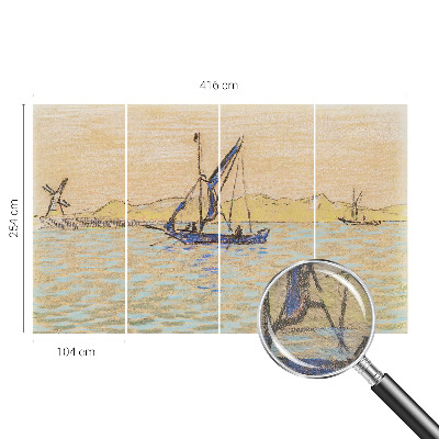 Fotobehang woonkamer Zee van vrede